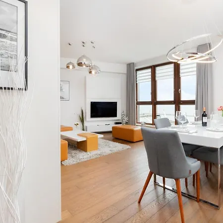 Sea Towers 15Th Floor Apartment With Sea View By Renters Prestige Gdynia Zewnętrze zdjęcie